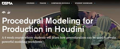 CGMA - Procedural Modeling for Production in Houdini