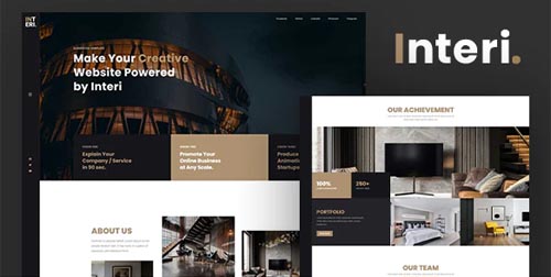 ThemeForest - Interi v1.0 - Creative Interior HTML Template - 33954163