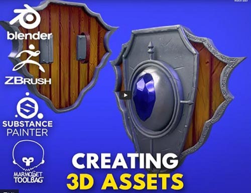Udemy - Creating 3D assets by Jose David Ramirez