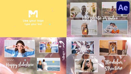 Videohive - Happy Slideshow | After Effects - 3185243