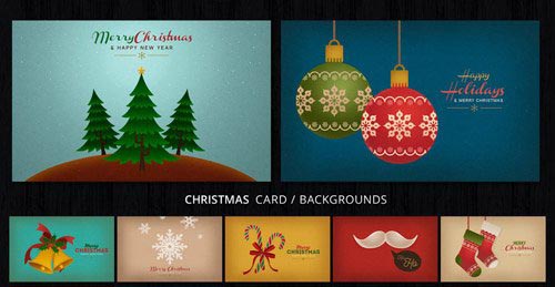 Christmas Cards Backgrounds