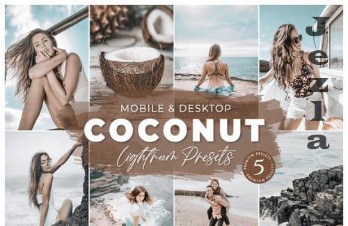Coconut Mobile Desktop Lightroom Presets Lifestyle Instagram