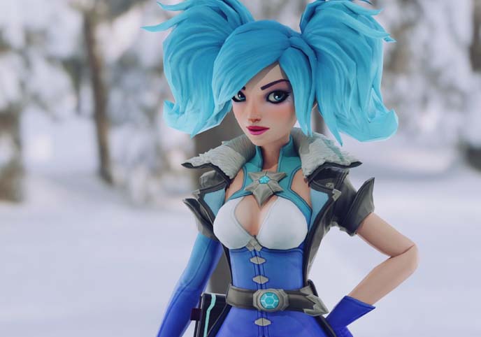 4 Paladins Models Pack - Skye Lian Evie and Vivian