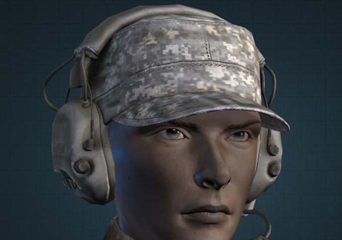 Realistic free 3D soldier