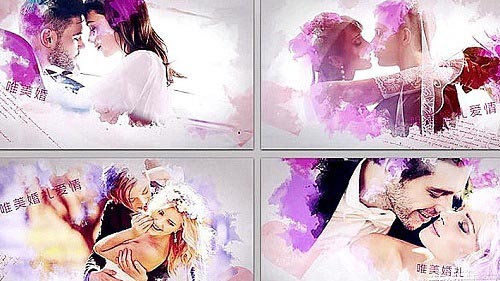 Beautiful style ink wedding love 1439841 - Project for After Effects