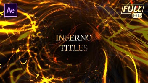 Videohive - Inferno Ember Fire Titles - 24803041