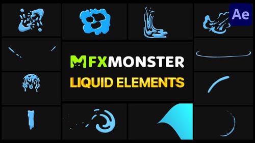 Videohive - Liquid Elements | After Effects - 31710496
