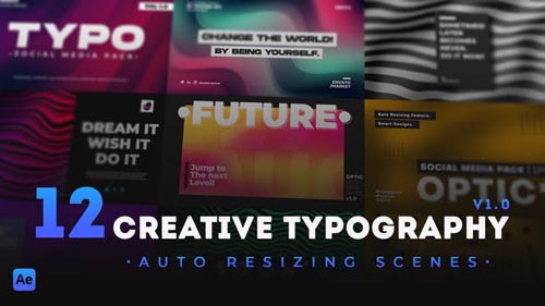 Videohive - 12 Creative Typography Scenes - 31809887