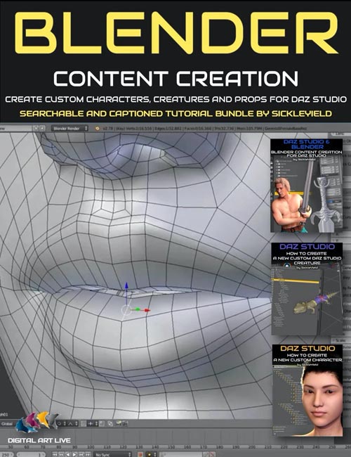 Blender Content Creation for Daz Studio Bundle