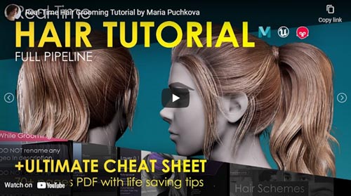 FlippedNormals - Real-time Hair Tutorial
