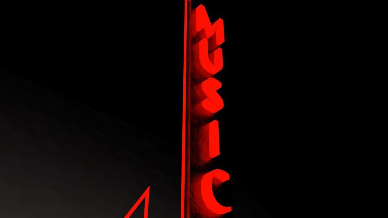 Neon sign music
