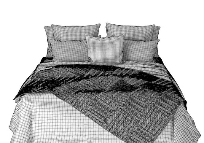 High poly Bed