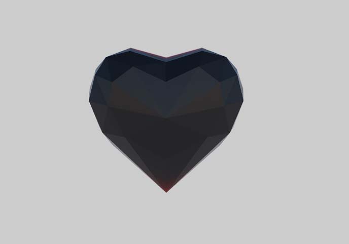 Low poly Heart