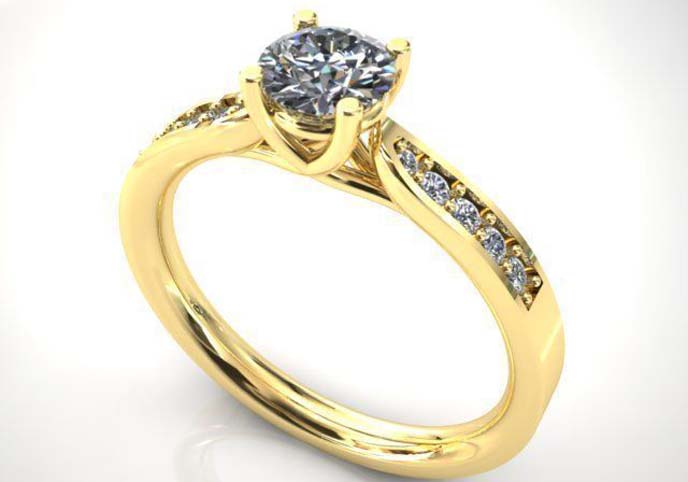 Engagement Diamond Ring 001