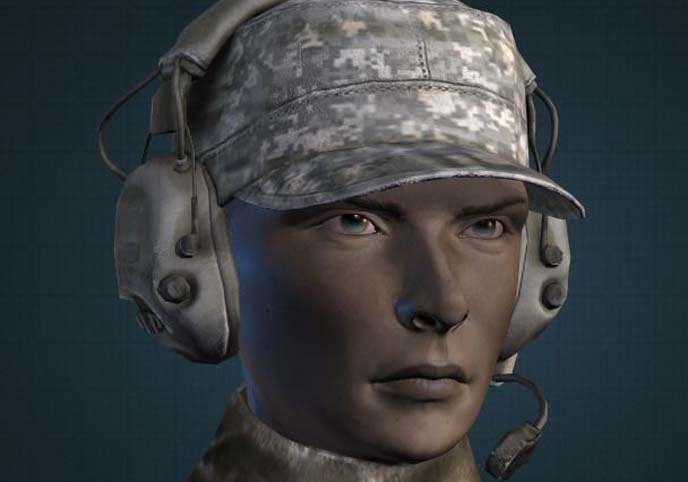 Realistic free 3D soldier