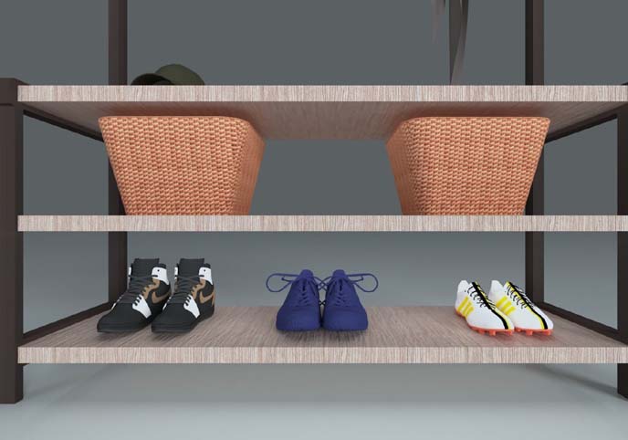 Shoe and clothes rack