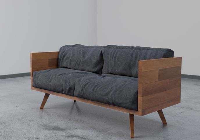 modern couch free