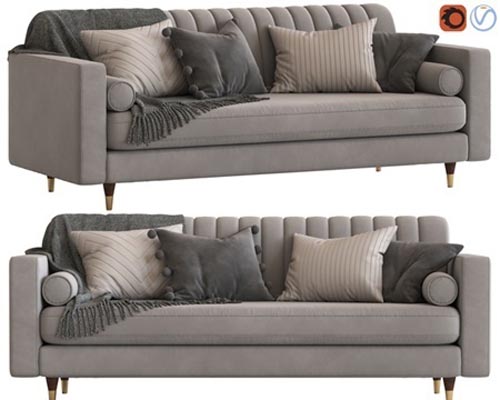 Cult Furniture Belgravia 3-Seater Sofa