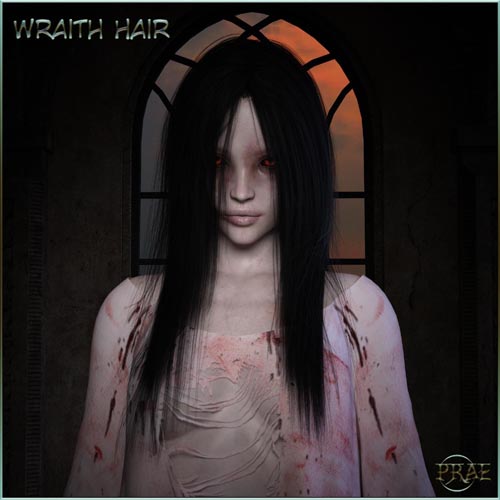 Prae-Wraith Hair For G8 Daz