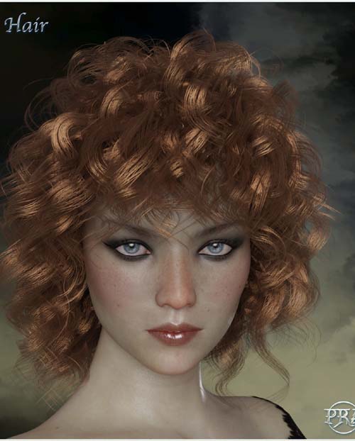 Prae-Neith Hair For G3 G8 Daz