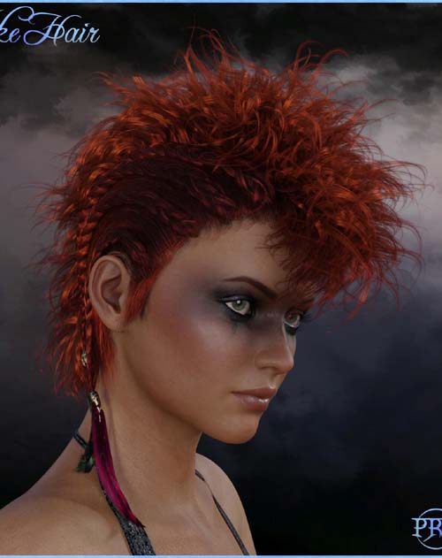 Prae-Vyke Hair For G8 Daz