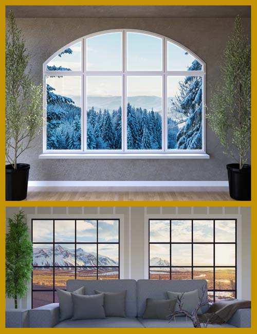 WinterScapes Backdrops Volume 2