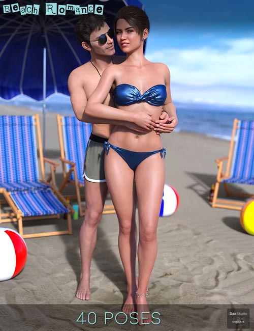 IM Beach Romance Poses for Genesis 8