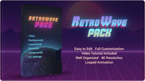 Videohive - Retro Wave Pack - 28786036