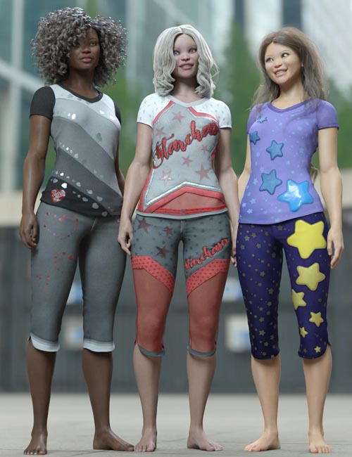 Playful Styles for Everyday 2 Clothes and Poses Texture Add-on