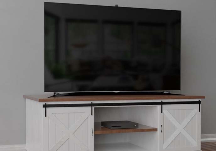 RUSTIC TV STAND
