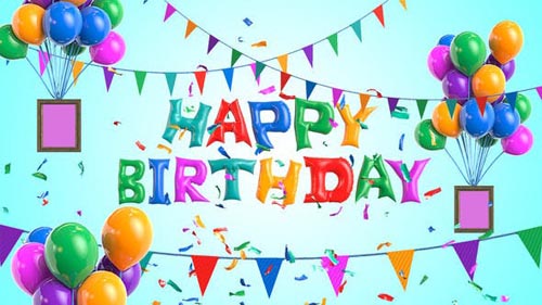 Videohive - Happy Birthday Wishes - 26967357