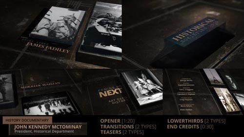 Videohive - History Documentary Broadcast Pack - 24821764