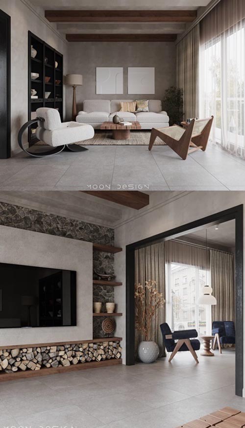 Interior Living Room by Dinh Nam