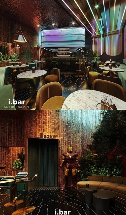 Interior Bar Restaurant by Chun's Nguyen