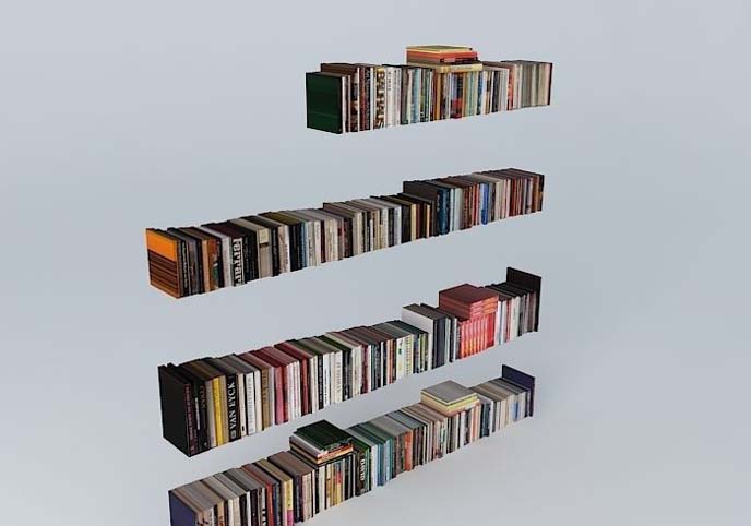 Lowpoly books
