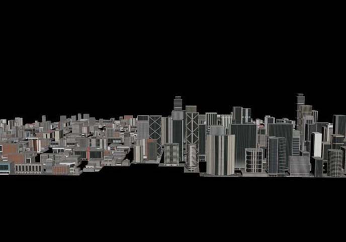 892 skyscrapers & buildings in 1 file