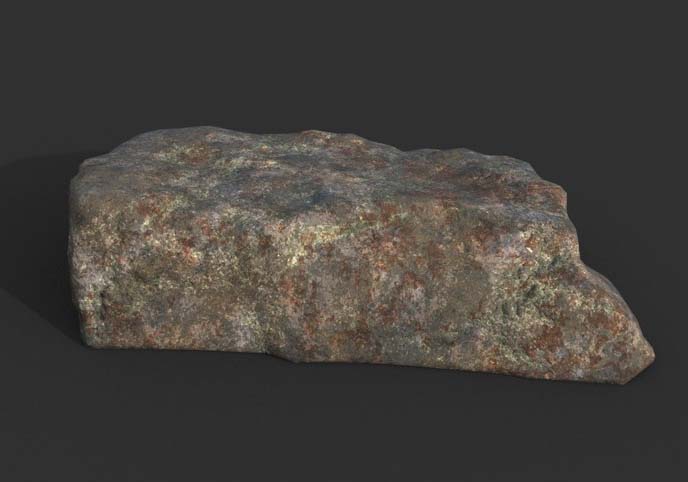 Free low poly Granite Rock