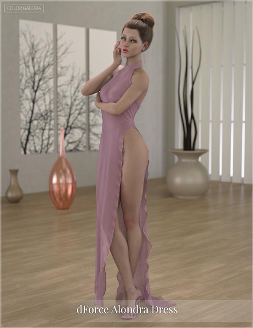 dForce - Alondra Dress for Genesis 8 Female