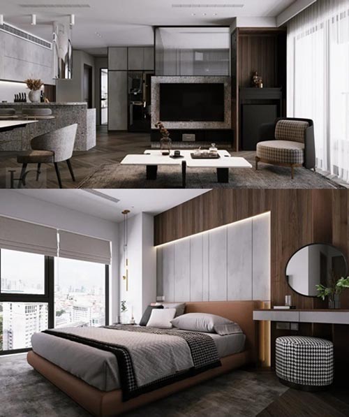Interior Apartment Model By Nguyen Huu Cong