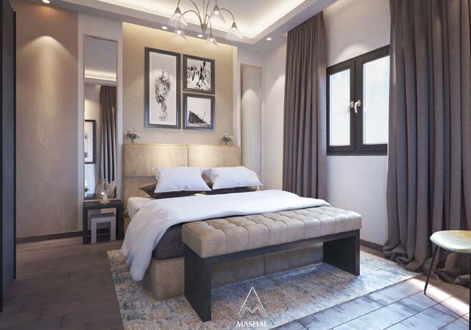 Modern bedroom - Interior design