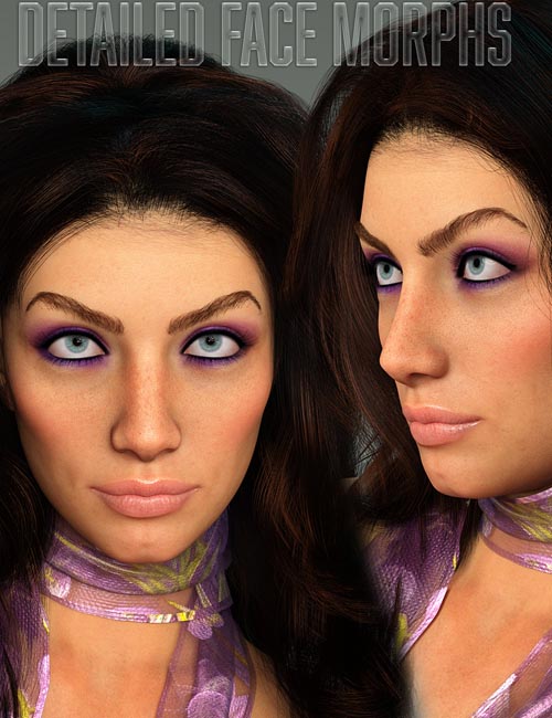 Twizted Detailed Face Morphs for Genesis 8 and 8.1 Female