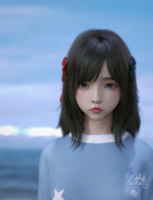 SU Medium Length Hair for Genesis 8 and 8.1 Females