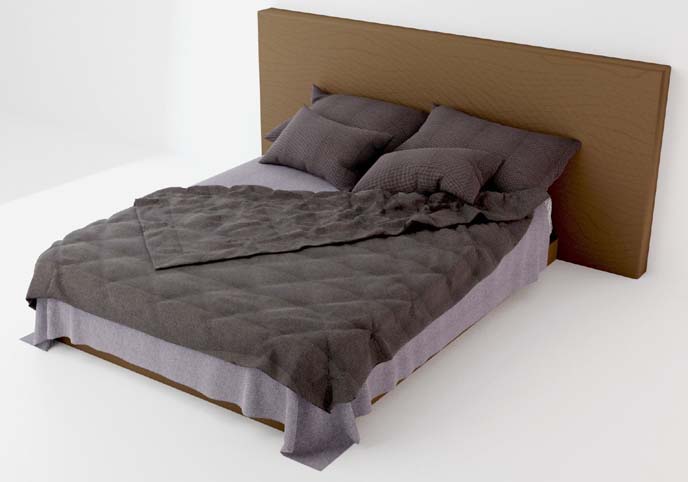 Modern Bed 01 2020