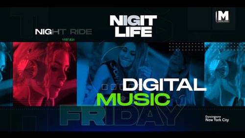 Videohive - Digital Music Party - 32658484