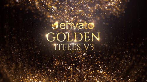 Videohive - Golden Titles - 21705990