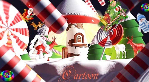 3d Cartoon Christmas Logo 1055190 - Project for After Effects
