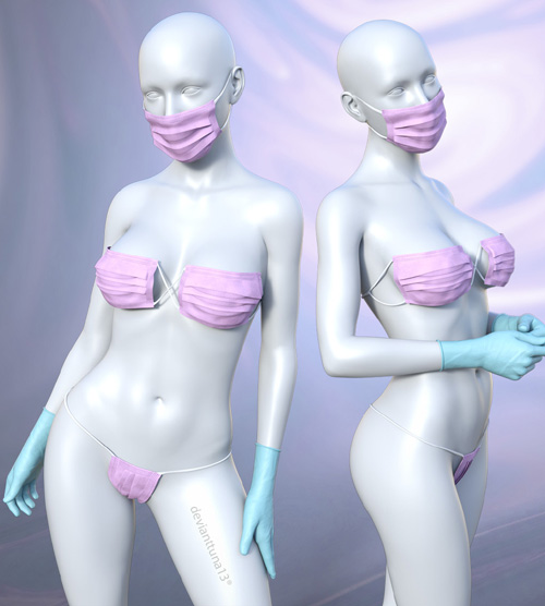dForce Personal Protective Bikini Set