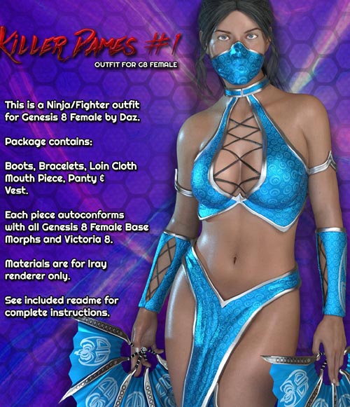 Exnem Killer Dames 1 Outfit for G8 Female