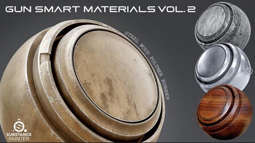 Artstation - Gun Smart Materials vol. 02 - Javad Rajabzade