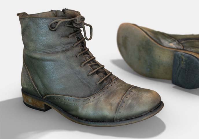 Photoscanned Female Ankle Boots